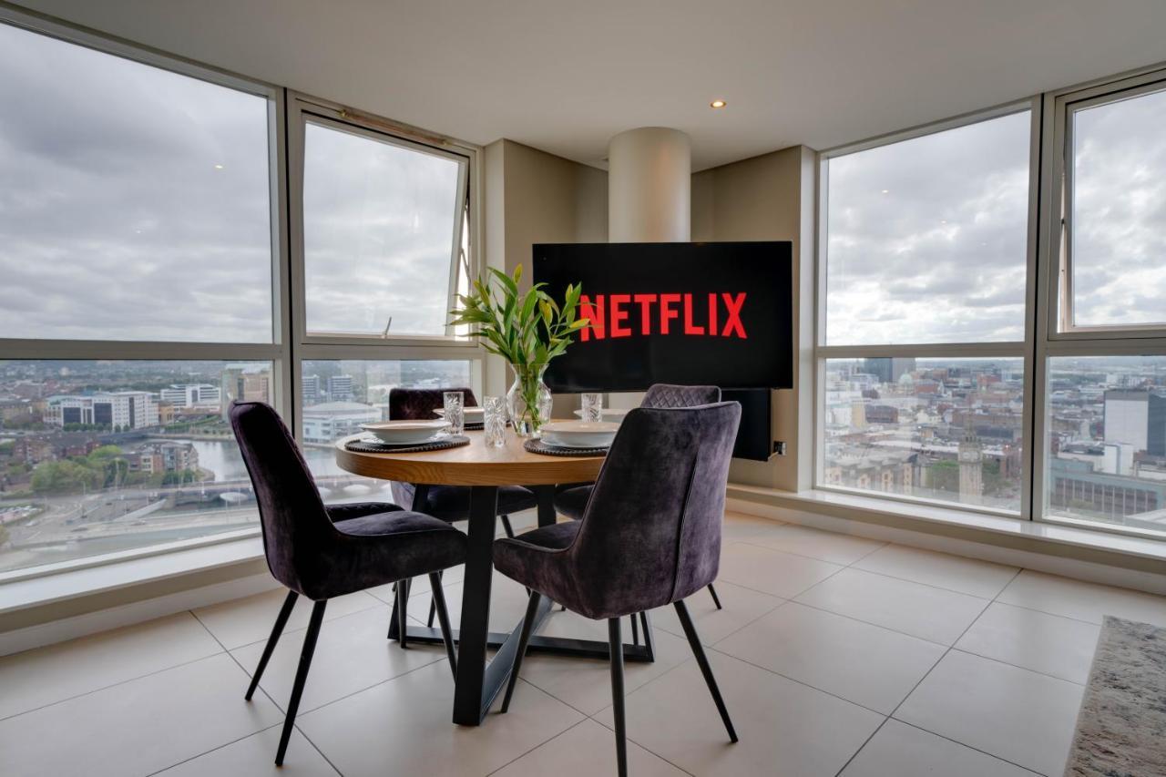 Tallest Building In The City Centre Sleeps 5 Incredible City Mountain And Lagan Views Belfast Eksteriør billede